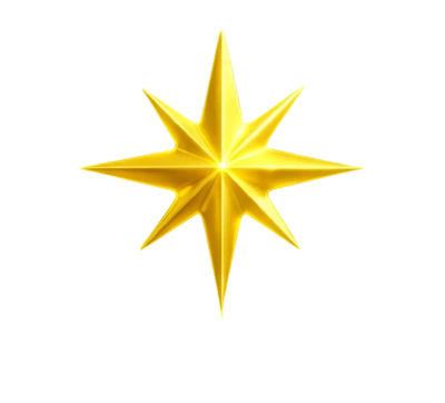 Arzu Turgay logo: a golden eight-pointed star above the words Connect to the world